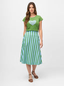 T-Shirt mit Bubble Print aus Bio-Baumwolle