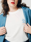 T-Shirt mit Brustprint aus Bio-Baumwolle