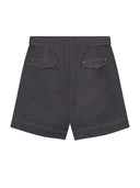 Jeans Shorts mit Band aus Bio-Baumwolle