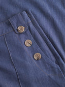 Jeans Hose mit Knöpfen aus Bio-Baumwolle