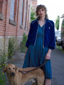 Retro Frottee Jacke aus Bio-Baumwolle