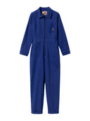 Jumpsuit mit Reißverschluss und Kragen aus Bio-Baumwolle
