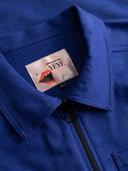 Jumpsuit mit Reißverschluss und Kragen aus Bio-Baumwolle