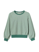 Langarmshirt mit Rippbündchen aus Bio-Baumwolle