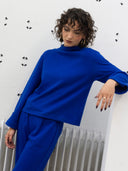 Pullover mit Stehkragen aus Bio-Baumwolle