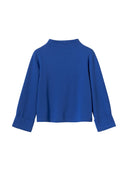 Pullover mit Stehkragen aus Bio-Baumwolle