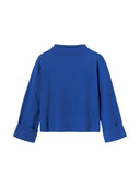 Pullover mit Stehkragen aus Bio-Baumwolle