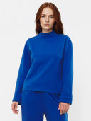 Pullover mit Stehkragen aus Bio-Baumwolle