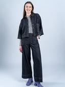 Jeans Hose mit Knöpfen aus Bio-Baumwolle