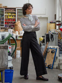 Jeans Hose mit Knöpfen aus Bio-Baumwolle
