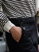 Jeans Hose mit Knöpfen aus Bio-Baumwolle