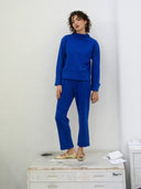 Jersey Hose mit Bundfalte Bio-Baumwolle